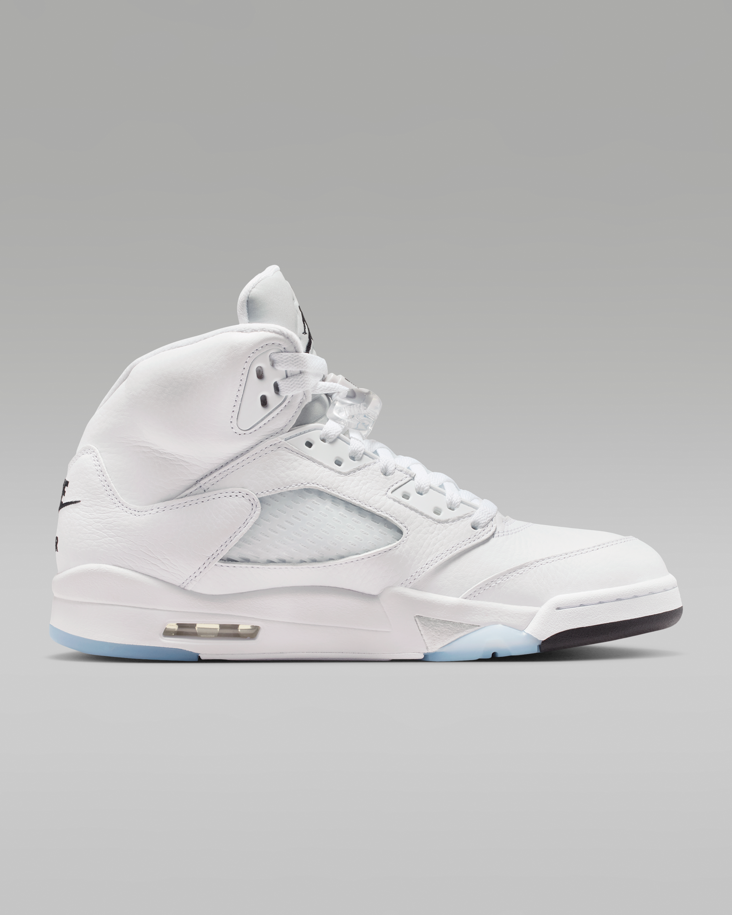 Air Jordan 5 Retro OG 'White Metallic' Men's Shoes - White/Metallic Silver/Black - View 3