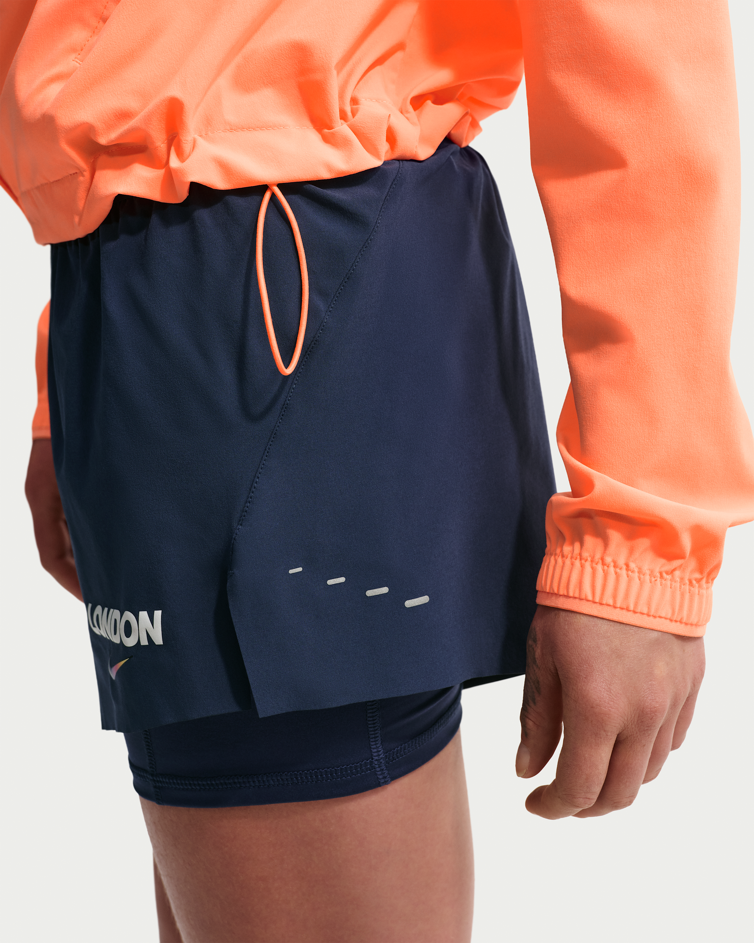 Nike Swift Women's Repel Packable Running Jacket - Orange Pulse - View 6