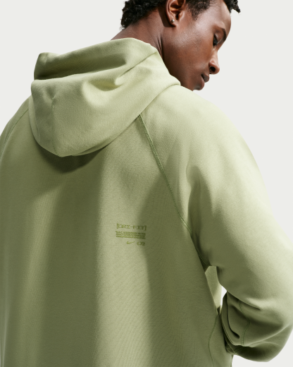 Nike N.A.C. Men's Dri-FIT Oversized Fleece Training Hoodie - Dusty Olive/Dusty Olive - View 2