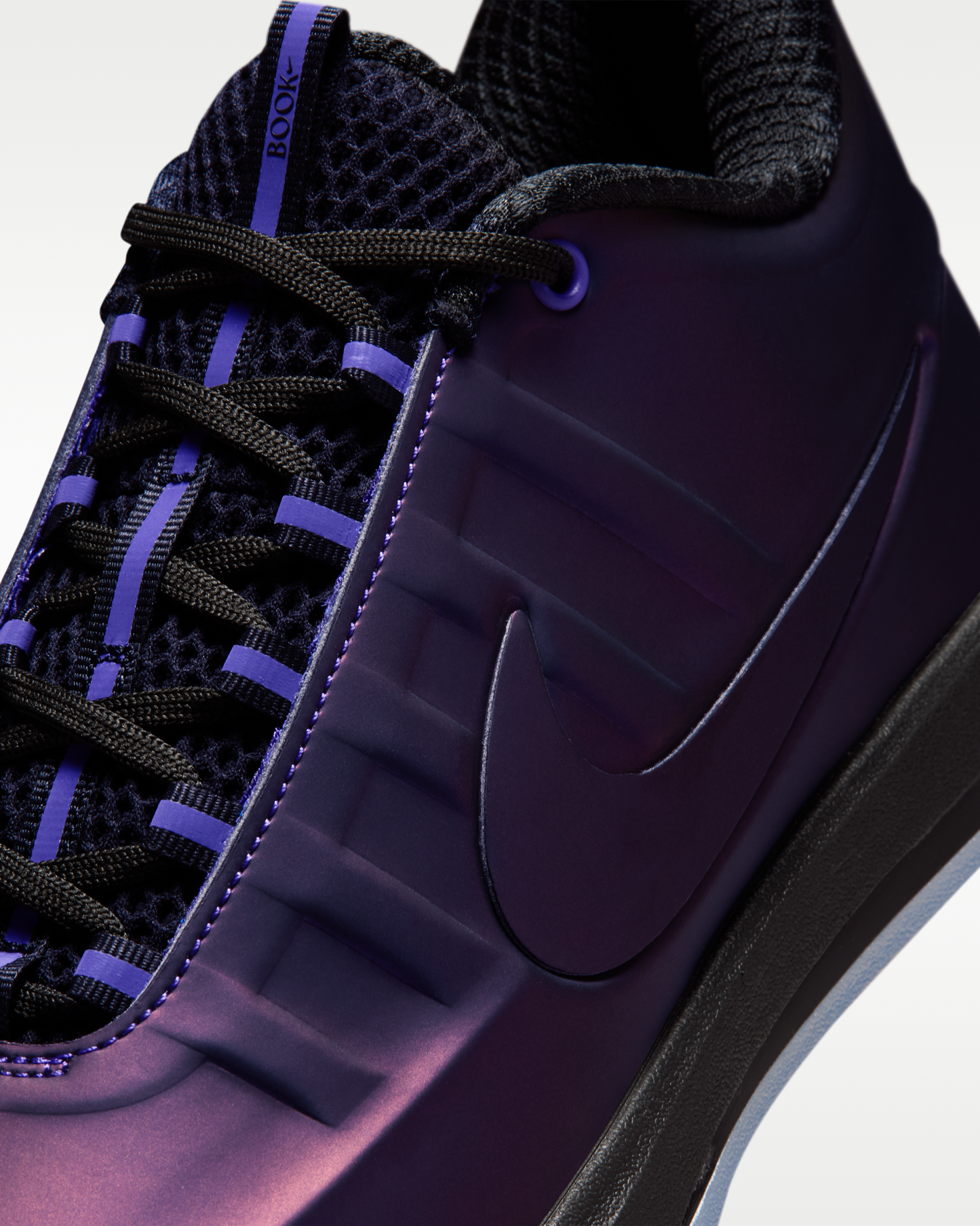 Book 2 PRM 'Eggplant Foamposite' Basketball Shoes - Varsity Purple/Varsity Purple/Black - View 7
