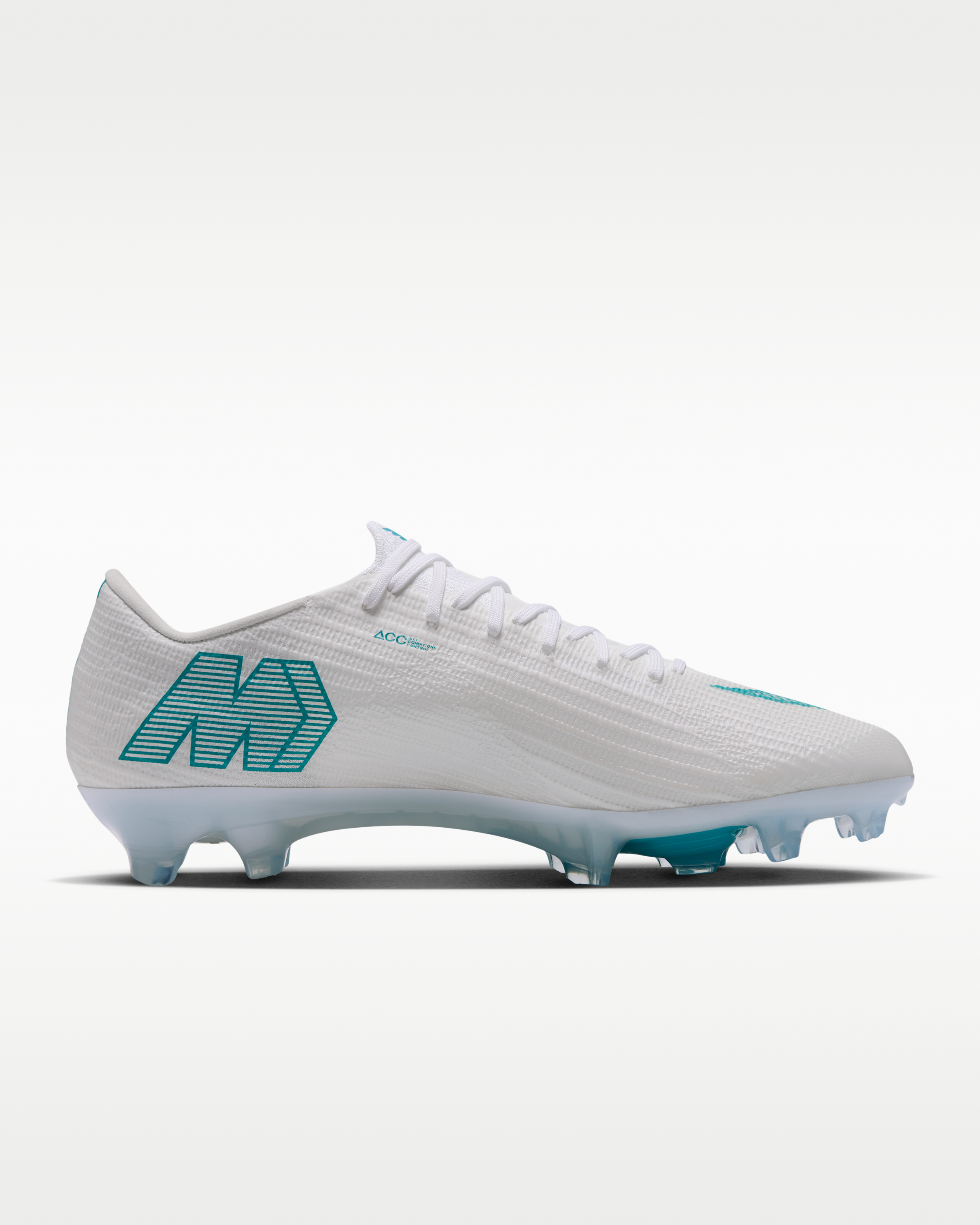 Nike Mercurial Superfly 11 Elite Firm-Ground Low-Top Football Boots - White/Dusty Cactus - View 3