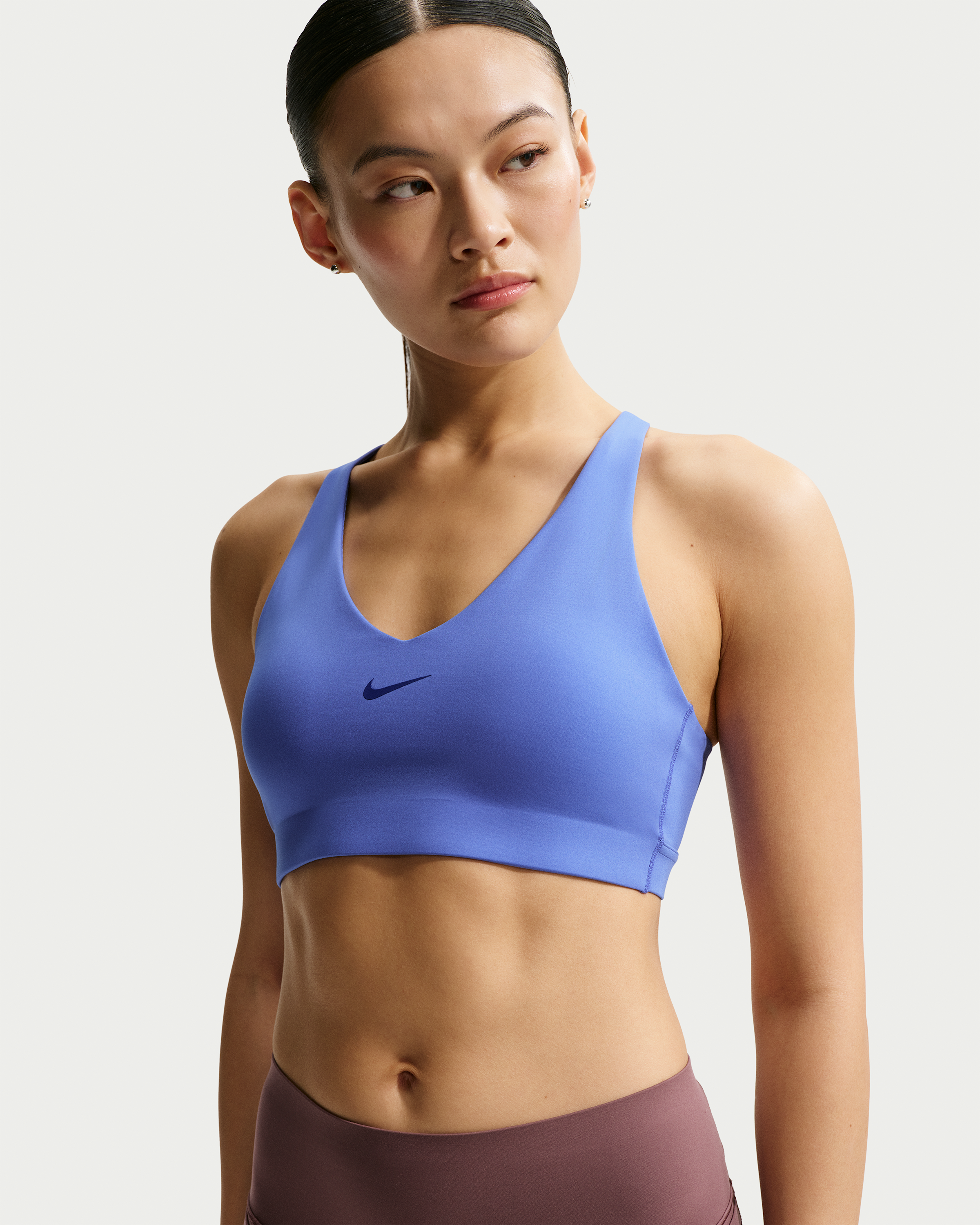Nike Universa Women's Medium-Support Padded Sport Bra - Sapphire/Bright Blue/Deep Night - View 2