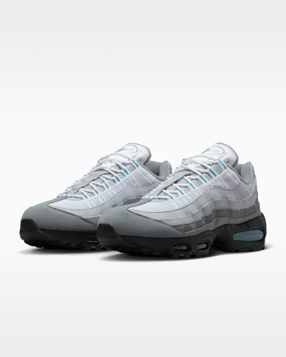 Nike Air Max 95 Big Bubble Men's Shoes - Cool Grey/Mineral Teal/Wolf Grey/Metallic Silver - View 5