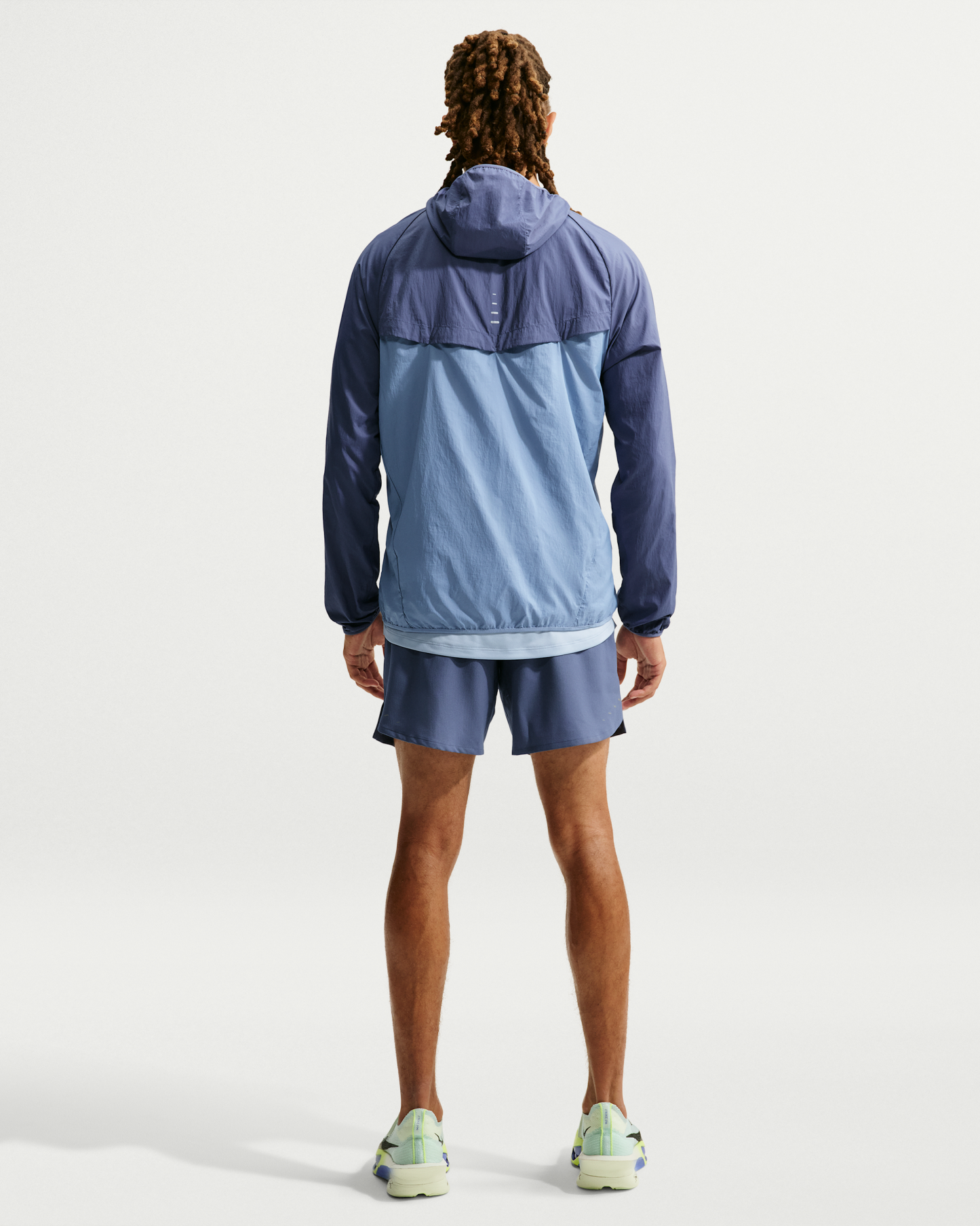 Nike Stride Men's Repel UV Running Jacket - Diffused Blue/Work Blue - View 5