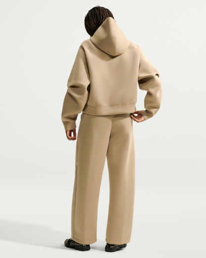 Nike Article Fleece Women's Oversized Hoodie - Parachute Beige/Parachute Beige - View 5