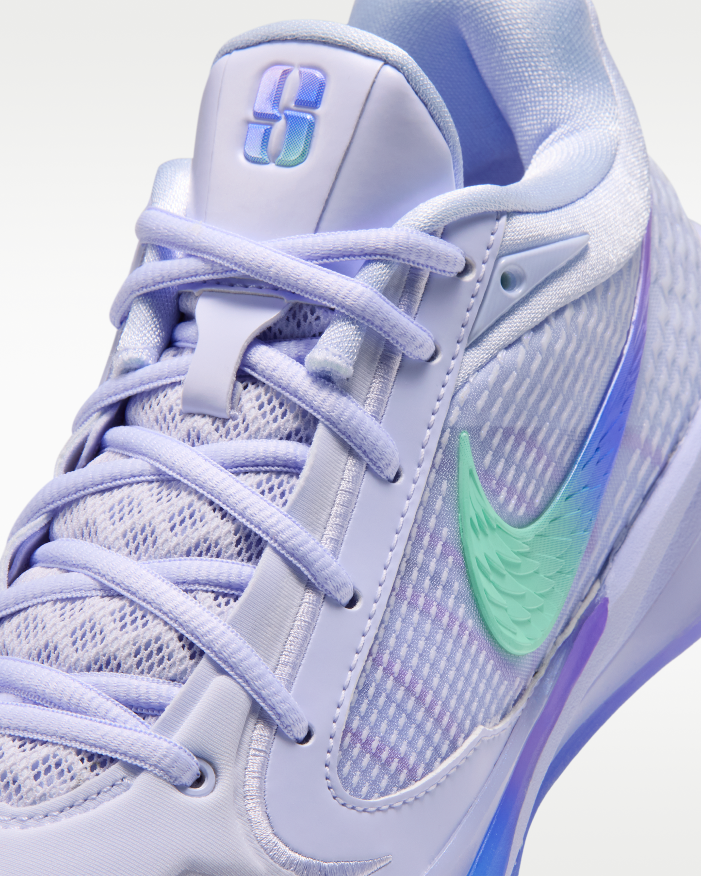 Sabrina 4 ‘Superstition’ Basketball Shoes - Palest Purple/Green Glow/Atomic Violet/Victory Lapis - View 7