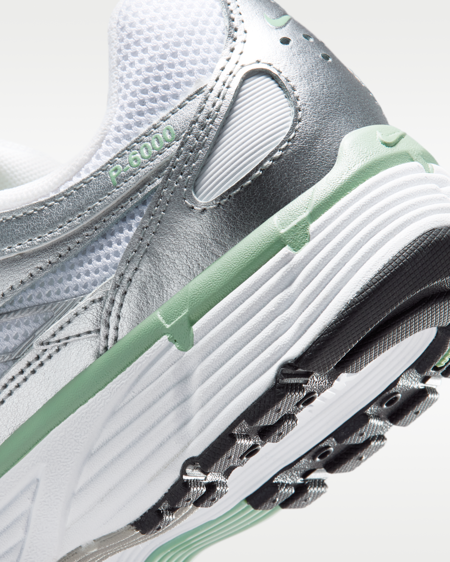 Nike P-6000 Women's Shoes - Metallic Silver/White/Black/Steam - View 8