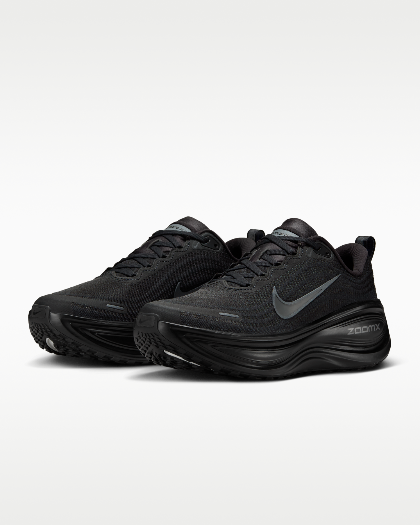 Nike Vomero Plus Women's Road Running Shoes - Black/Metallic Dark Grey/Cool Grey/Dark Smoke Grey - View 5