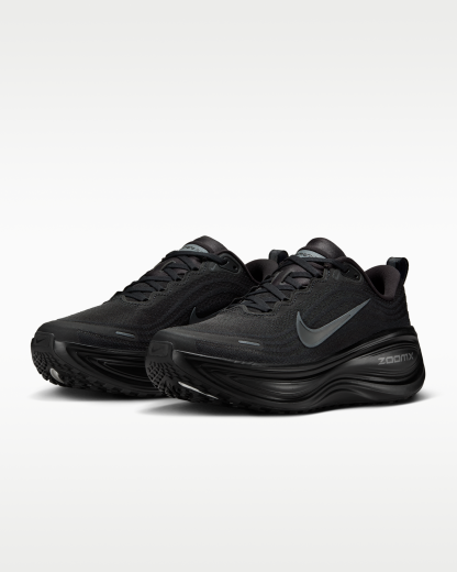 Nike Vomero Plus Women's Road Running Shoes - Black/Metallic Dark Grey/Cool Grey/Dark Smoke Grey - View 5