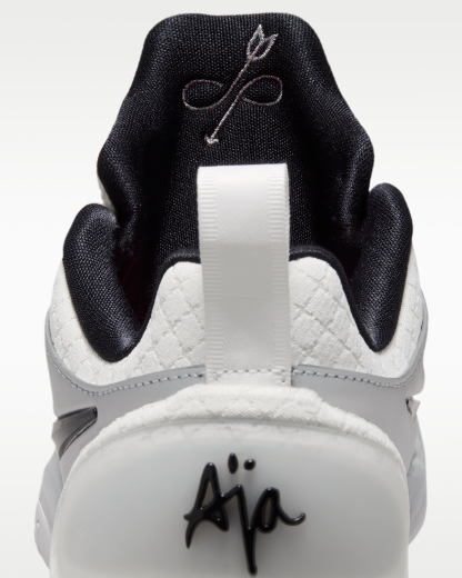 A'Two 'Mirrored' A'ja Wilson Basketball Shoes - Summit White/Metallic Silver/Black - View 9