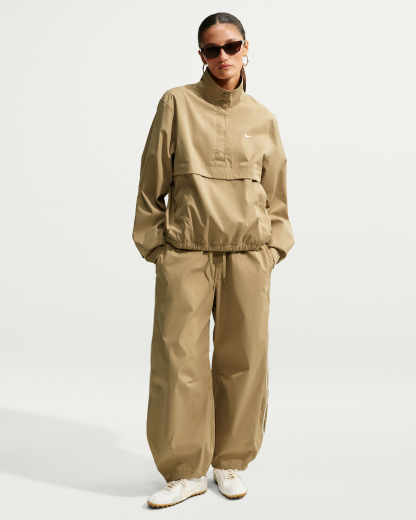 Nike Sportswear Women's Loose Mid-Rise Barrel Trousers - Parachute Beige/Sail/Sail - View 1