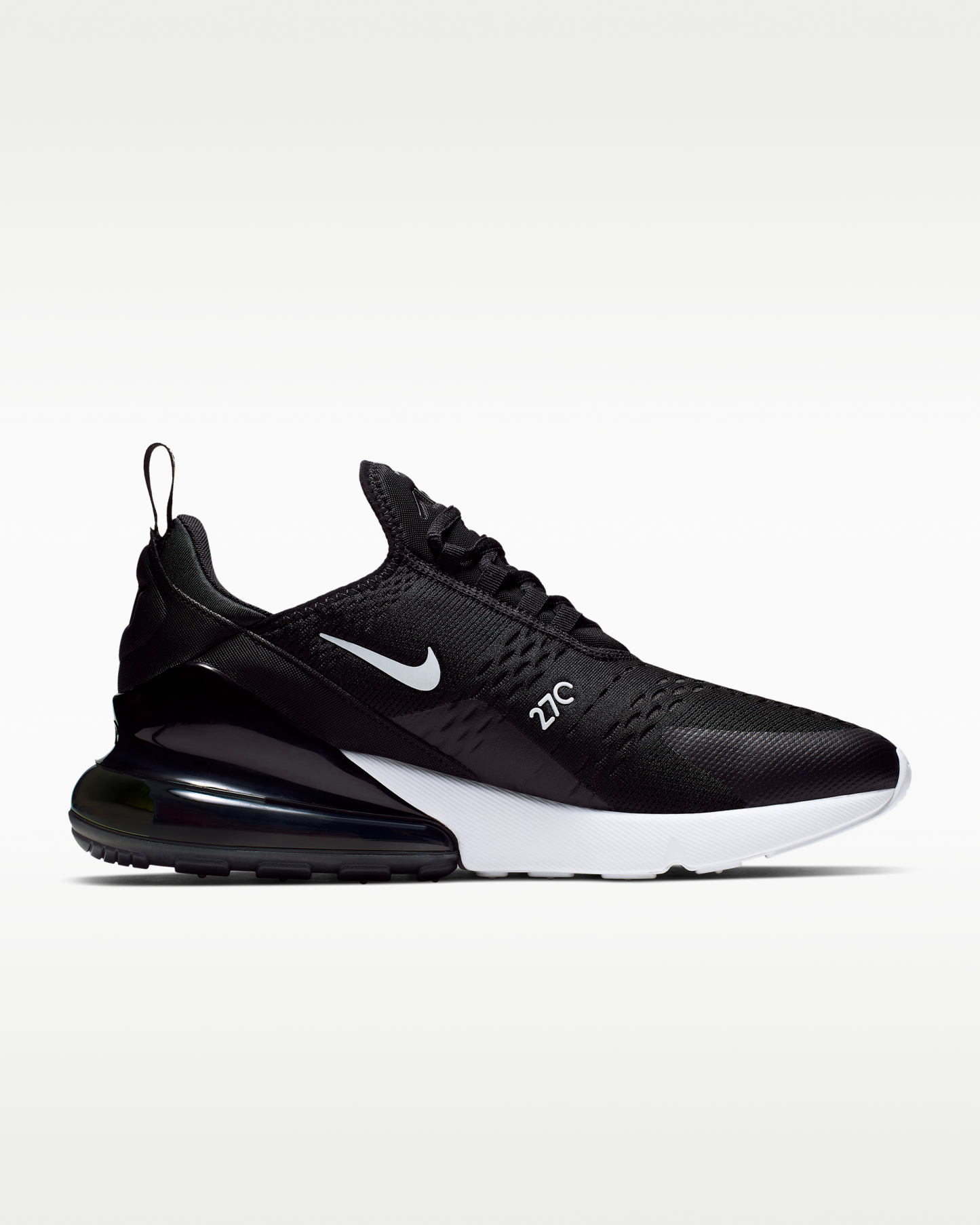 Nike Air Max 270 Men's Shoes - Black/White/Solar Red/Anthracite - View 3