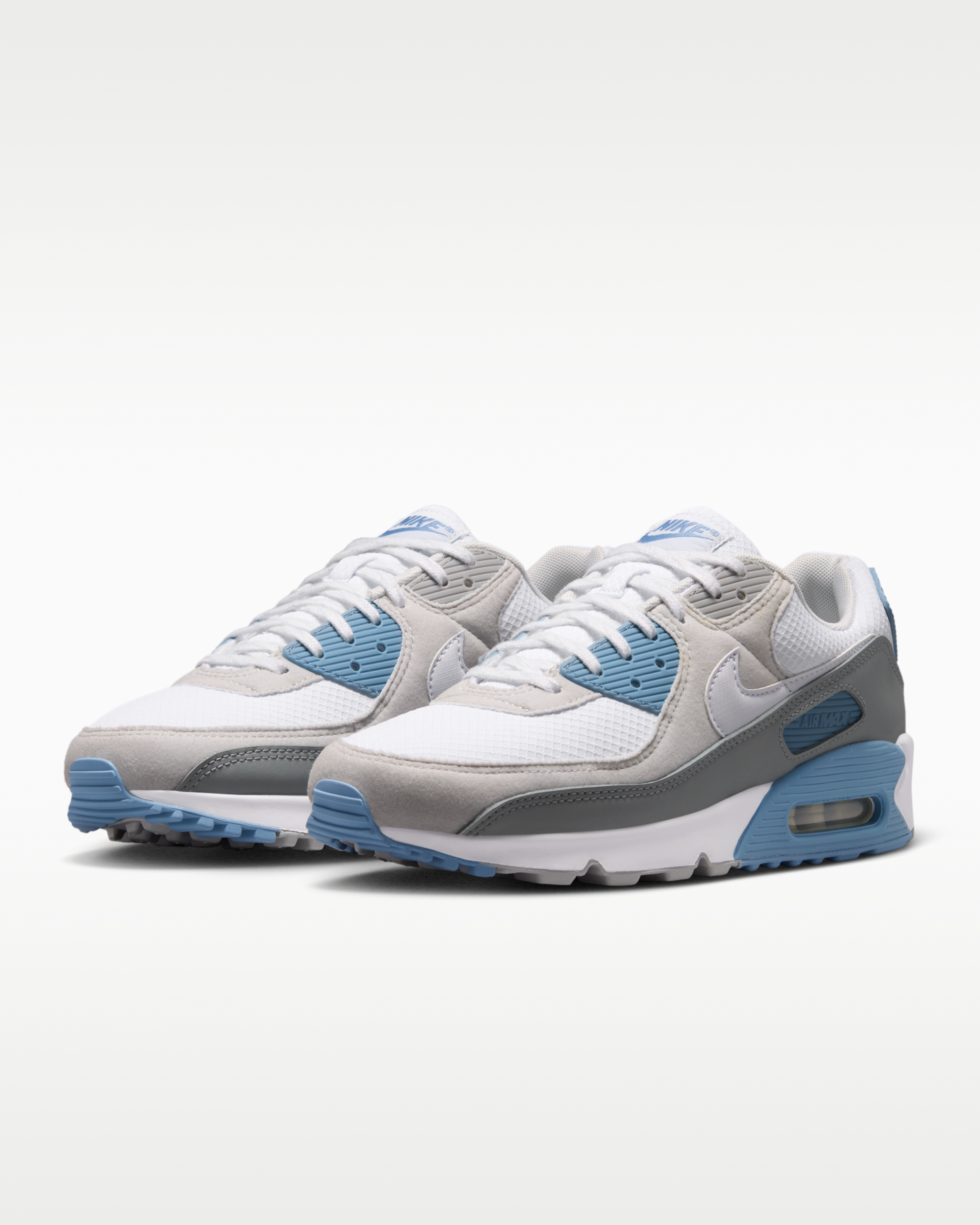 Nike Air Max 90 Men's Shoes - White/Light Smoke Grey/Photon Dust/White - View 5