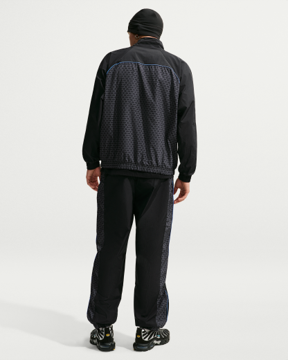 Nike Sportswear Men's Woven Tracksuit Jacket - Black/Black - View 5