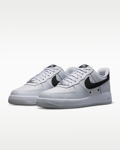 Nike Air Force 1 '07 LV8 Men's Shoes - Geyser Grey/White/Black - View 5