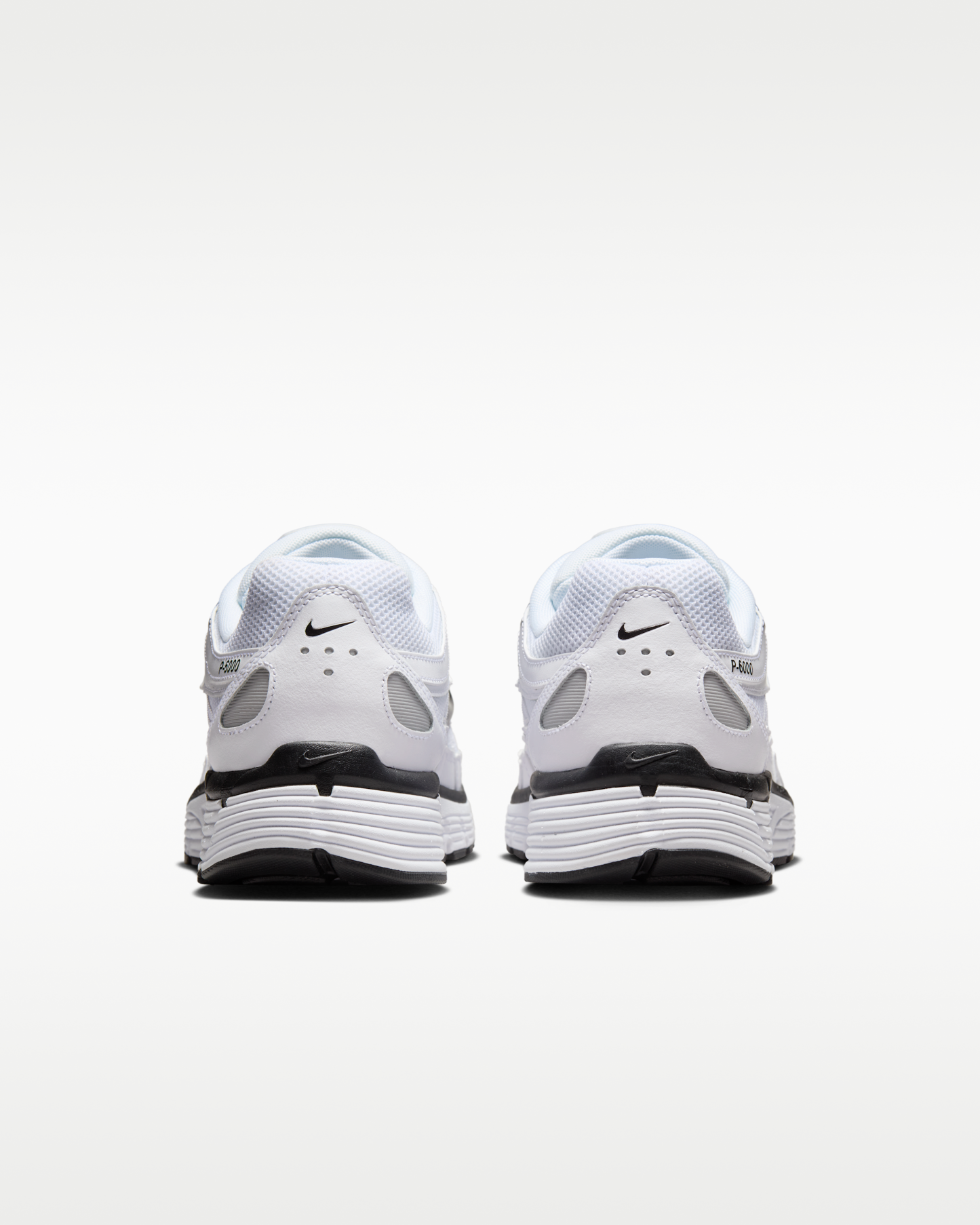 Nike P-6000 Shoes - White/Metallic Silver/Black/Black - View 6