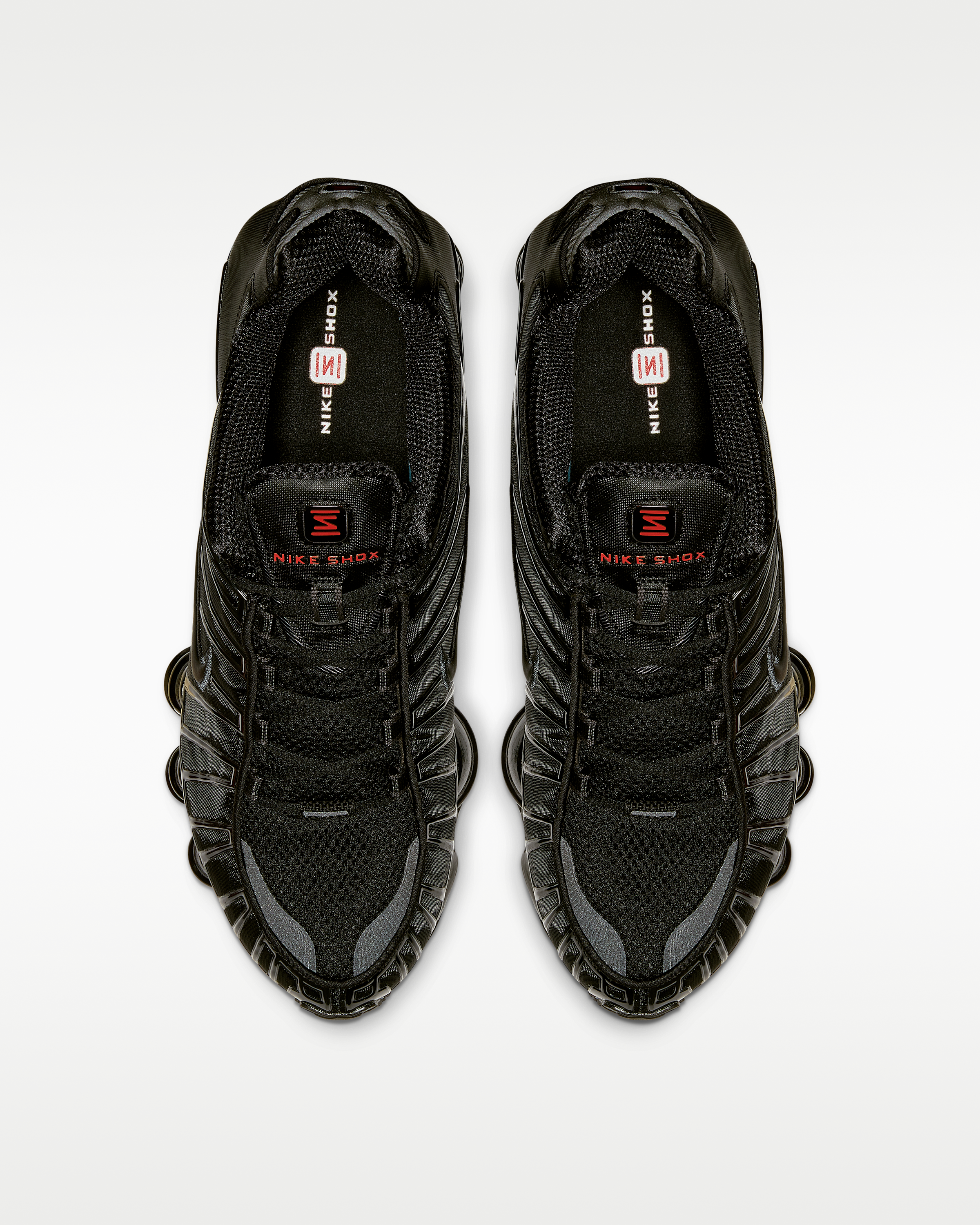 Nike Shox TL Men's Shoes - Black/Metallic Hematite/Max Orange/Black - View 4