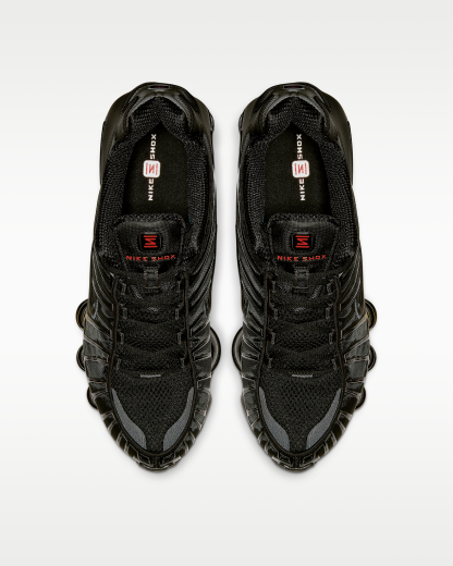 Nike Shox TL Men's Shoes - Black/Metallic Hematite/Max Orange/Black - View 4