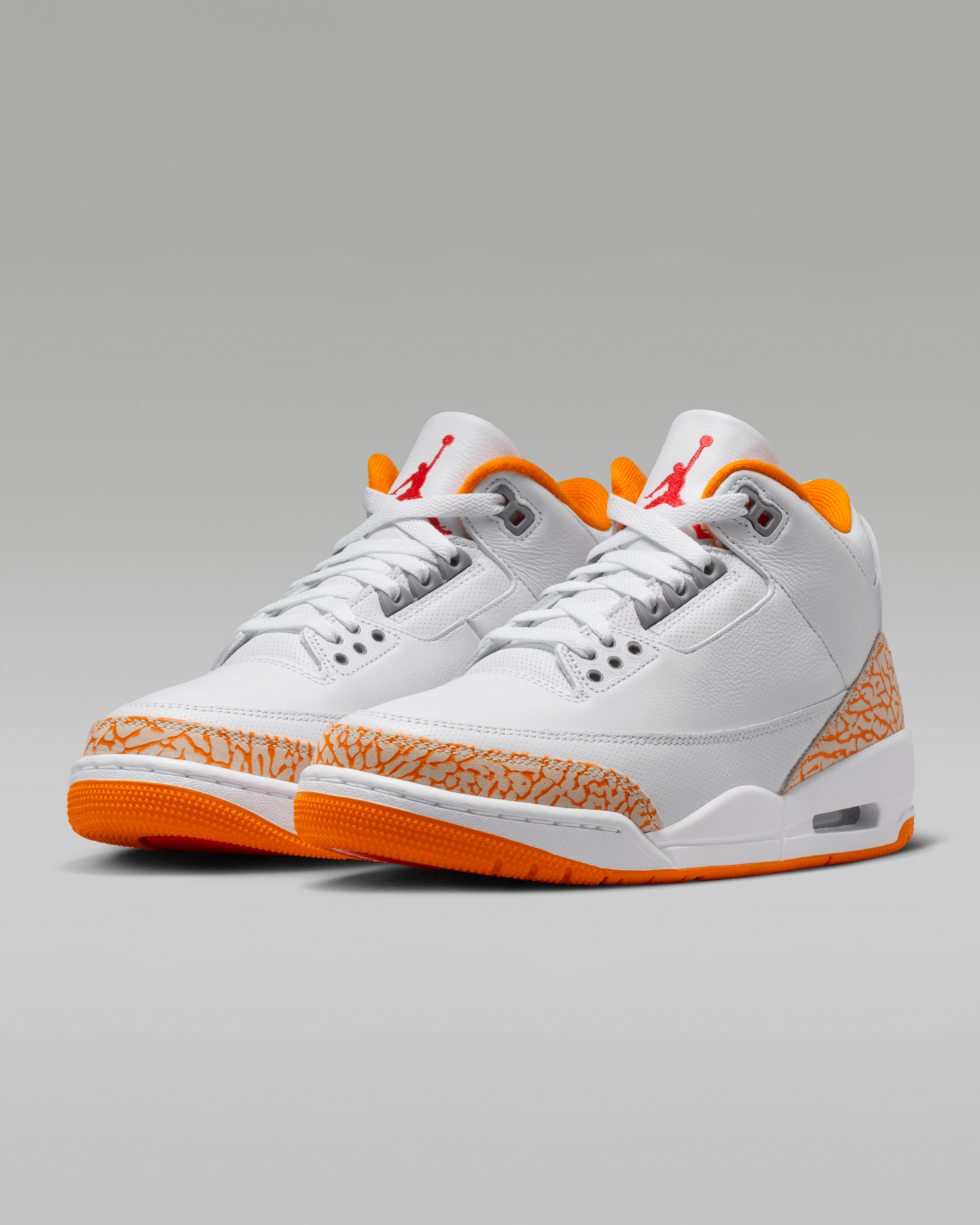 Air Jordan 3 Retro 'Sport Renaissance' Women's Shoes - White/Cement Grey/Fire Red/Multi-Colour - View 5