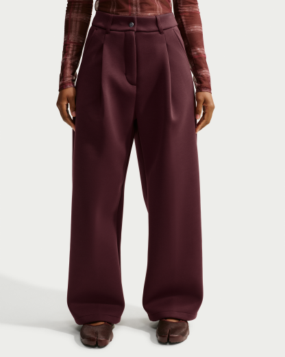 Nike Article Fleece Women's Loose Mid-Rise Trousers - Mystic Dates/Mystic Dates - View 2