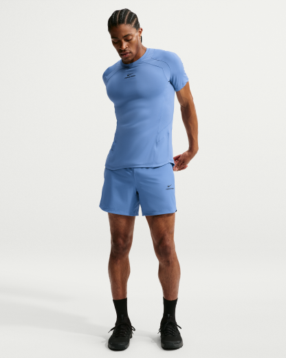 Nike Pro Training Men's Dri-FIT ADV Short-Sleeve Top - Indigo Storm/Indigo Storm/Black - View 4
