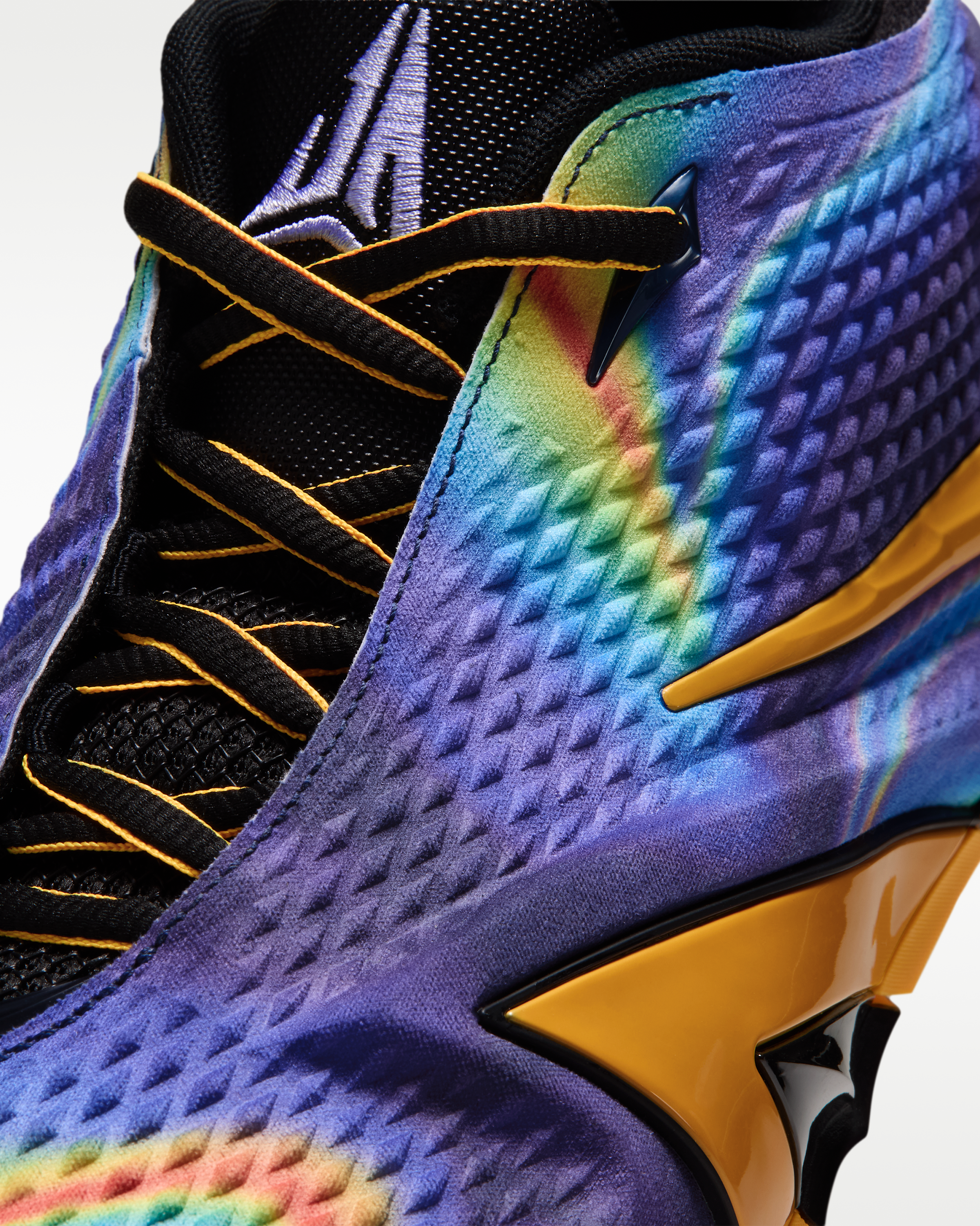 Ja 4 'Heat Check' Basketball Shoes - Obsidian/Dark Iris/Black/Total Orange - View 7