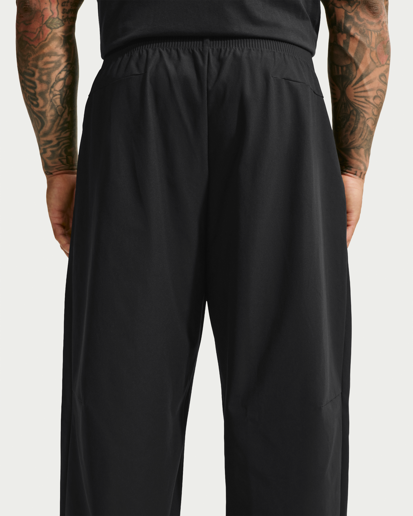 Nike 24.7 PerfectStretch Men's Dri-FIT UV Protection Barrel-Leg Trousers - Black/Black/Dark Smoke Grey - View 9