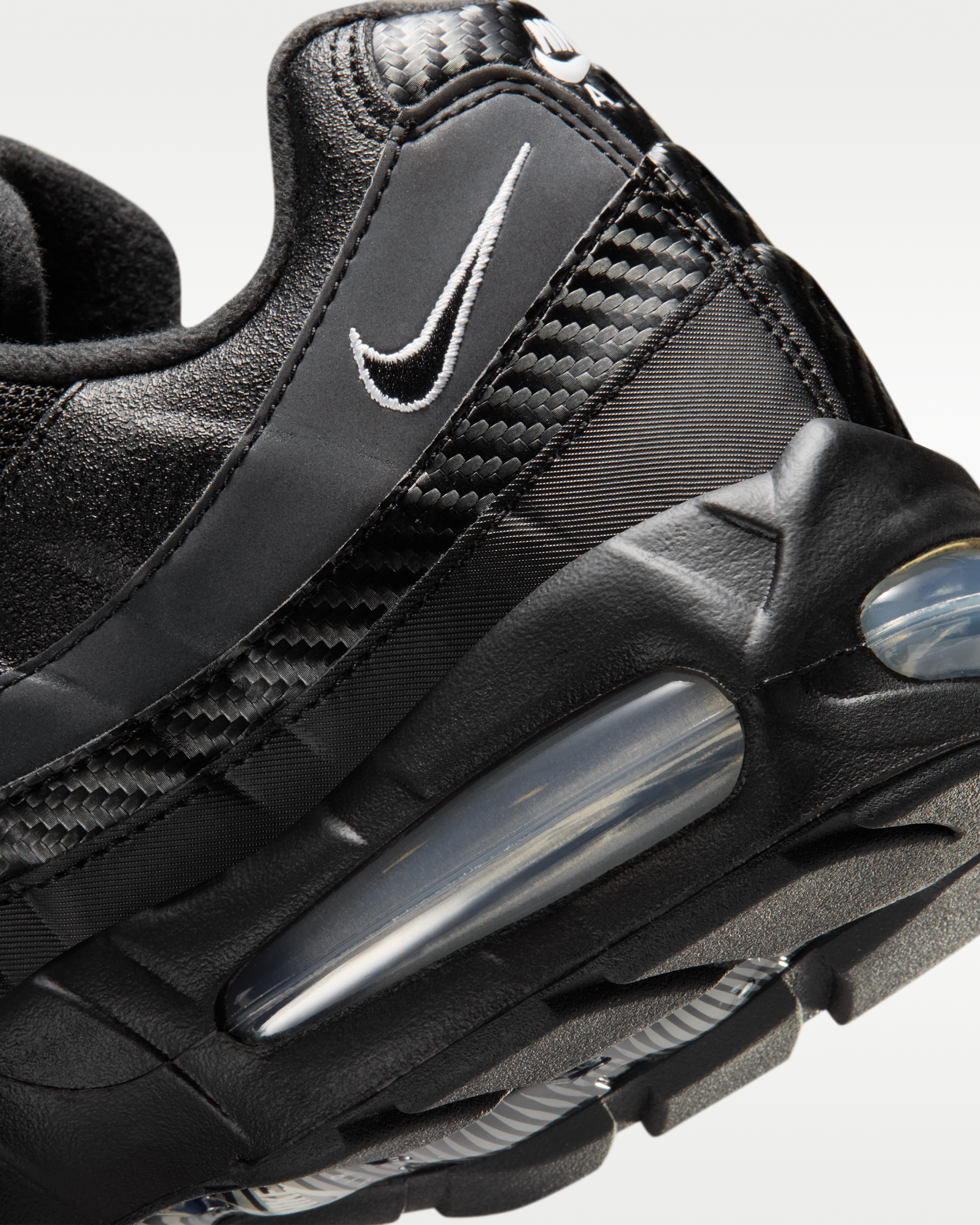 Nike Air Max 95 Big Bubble Men's Shoes - Black/Metallic Silver/Cool Grey/White - View 8