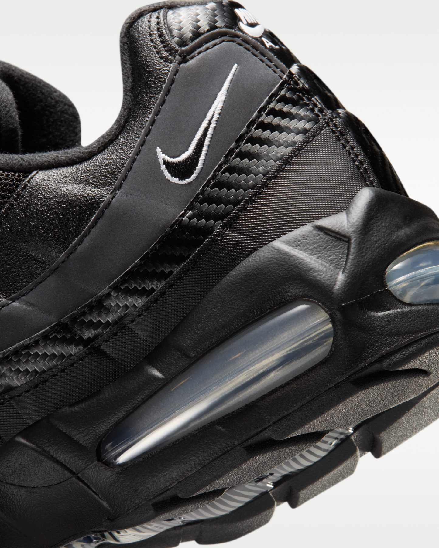 Nike Air Max 95 Big Bubble Men's Shoes - Black/Metallic Silver/Cool Grey/White - View 8