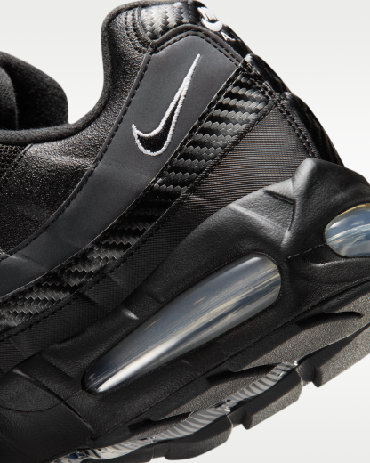 Nike Air Max 95 Big Bubble Men's Shoes - Black/Metallic Silver/Cool Grey/White - View 8