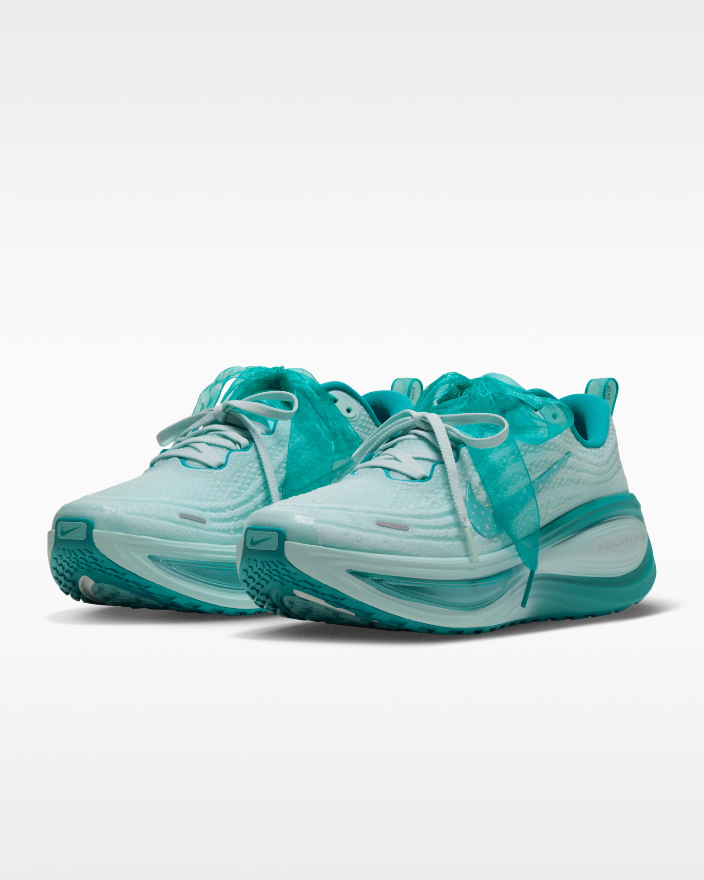 Nike Vomero Plus Women's Road Running Shoes - Teal Tint/Dusty Cactus/White/Light Aqua - View 5