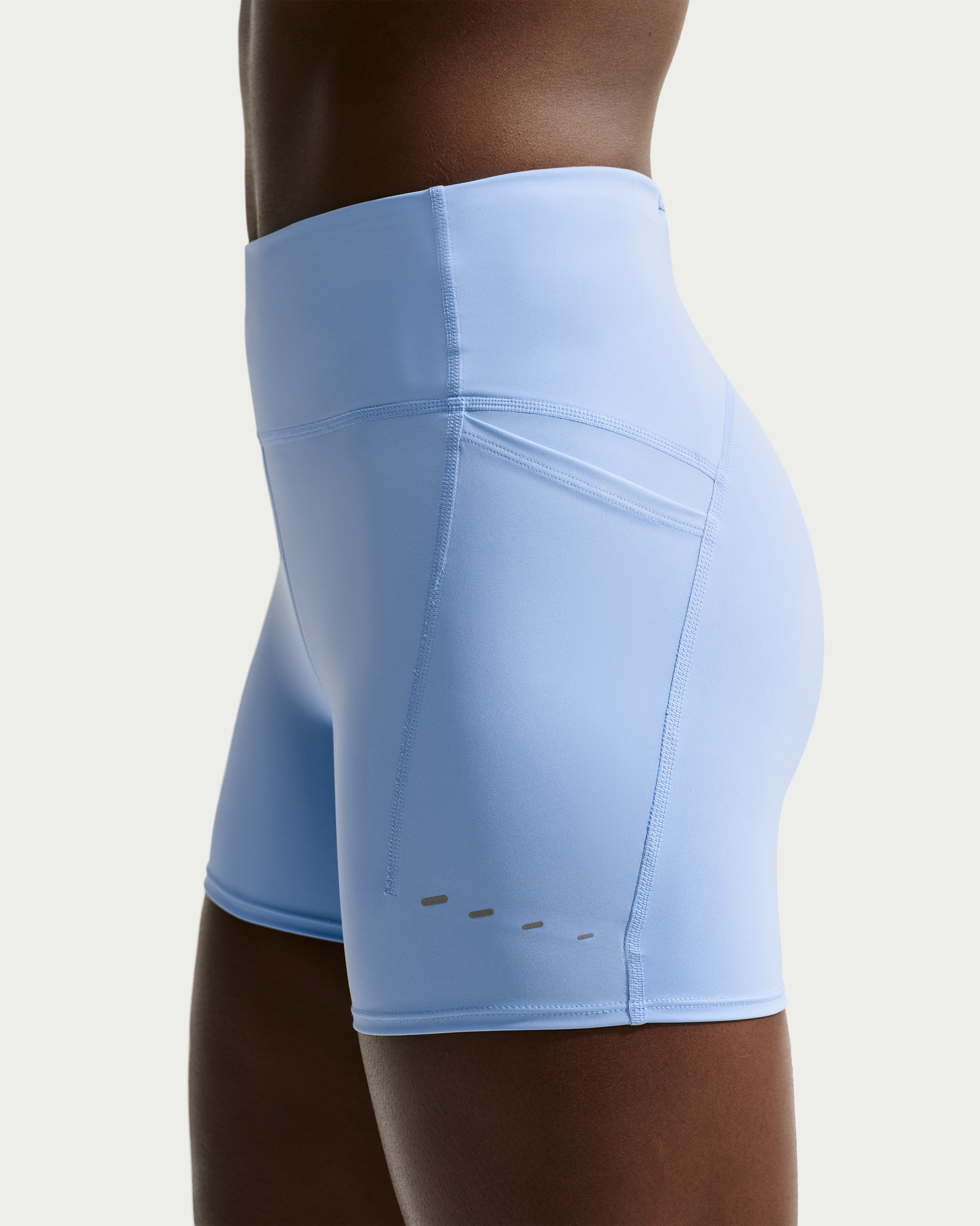 Nike Swift Women's High-Waisted 10cm (approx.) Tight Running Shorts with Pockets - Aluminium - View 6