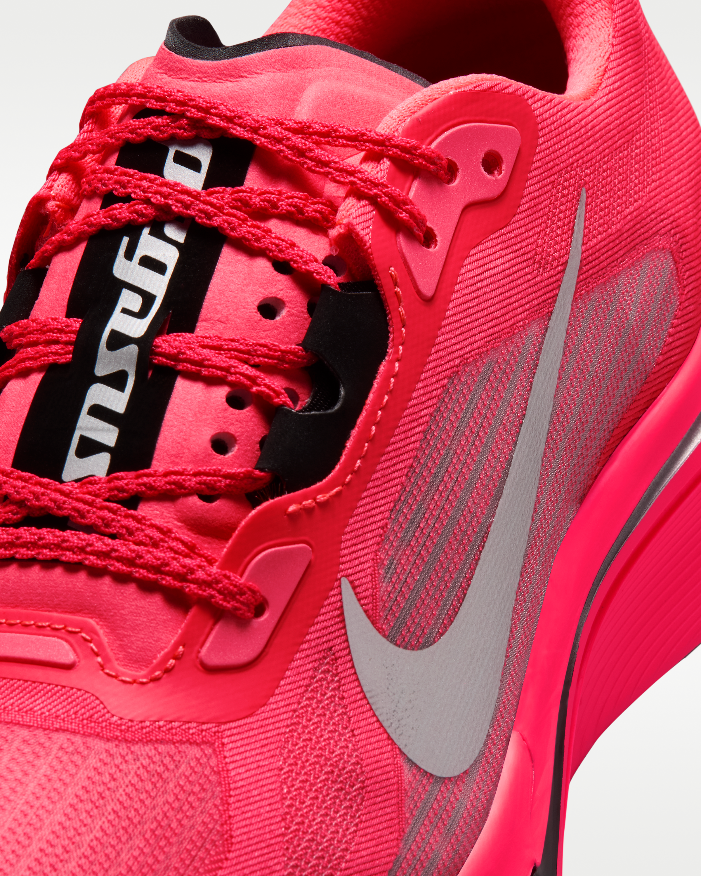 Nike Pegasus Plus 2 Women's Road-Running Shoes - Flash Crimson/Black/White/Metallic Silver - View 7