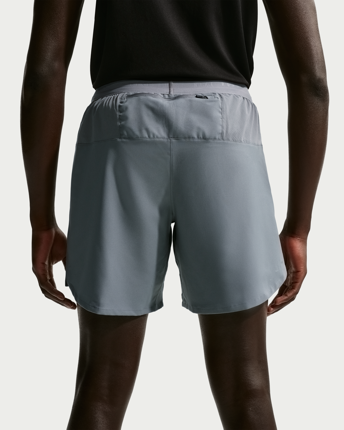 Nike Stride Men's Dri-FIT 18cm (approx.) 2-in-1 Running Shorts - Smoke Grey - View 3