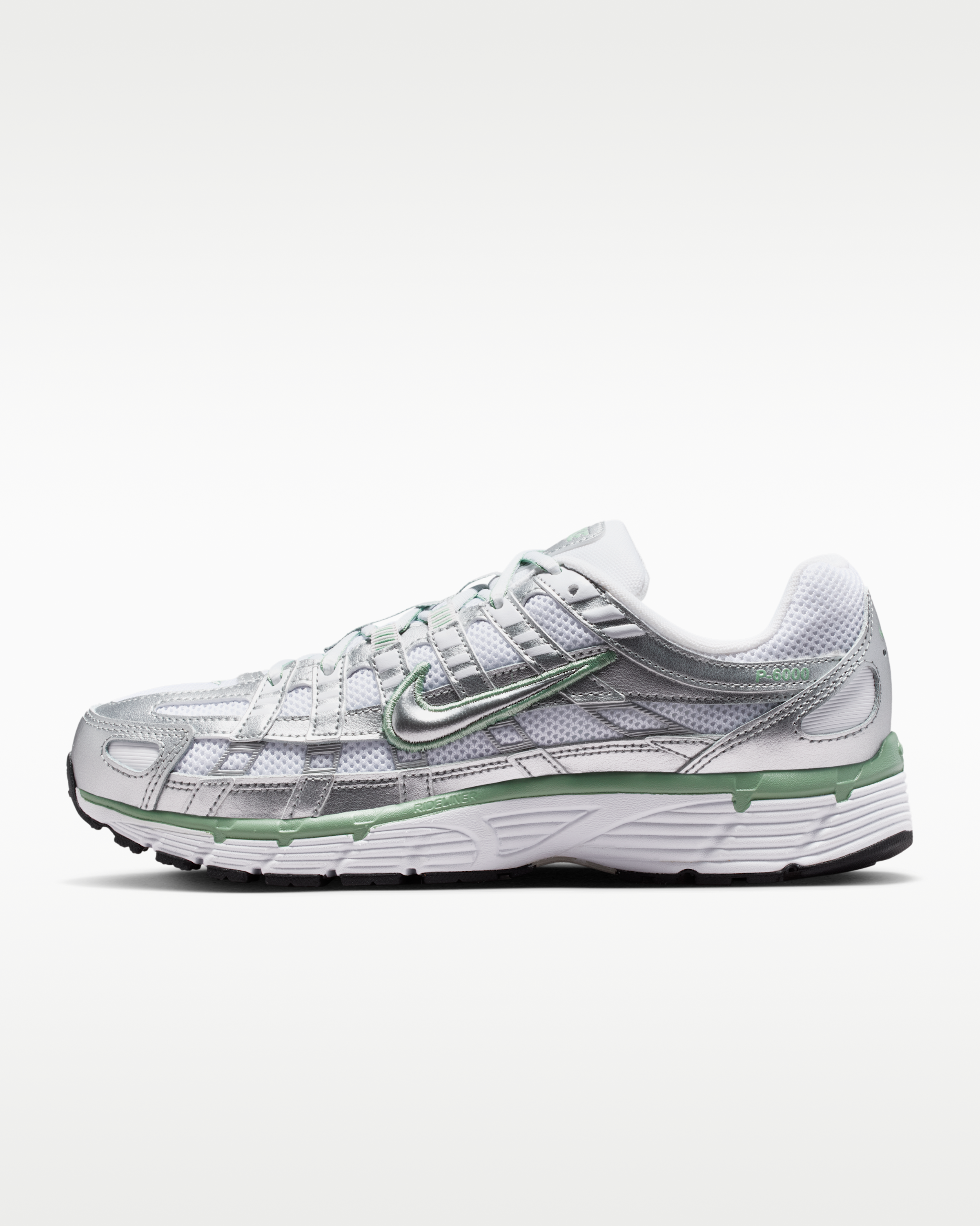 Nike P-6000 Women's Shoes - Metallic Silver/White/Black/Steam - View 1