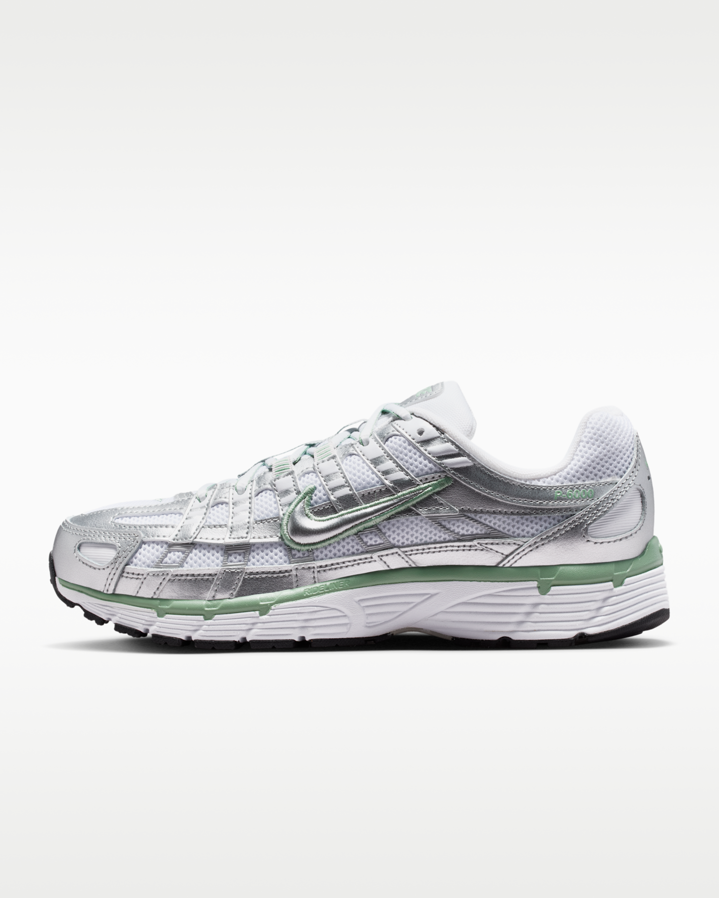 Nike P-6000 Women's Shoes - Metallic Silver/White/Black/Steam - View 1