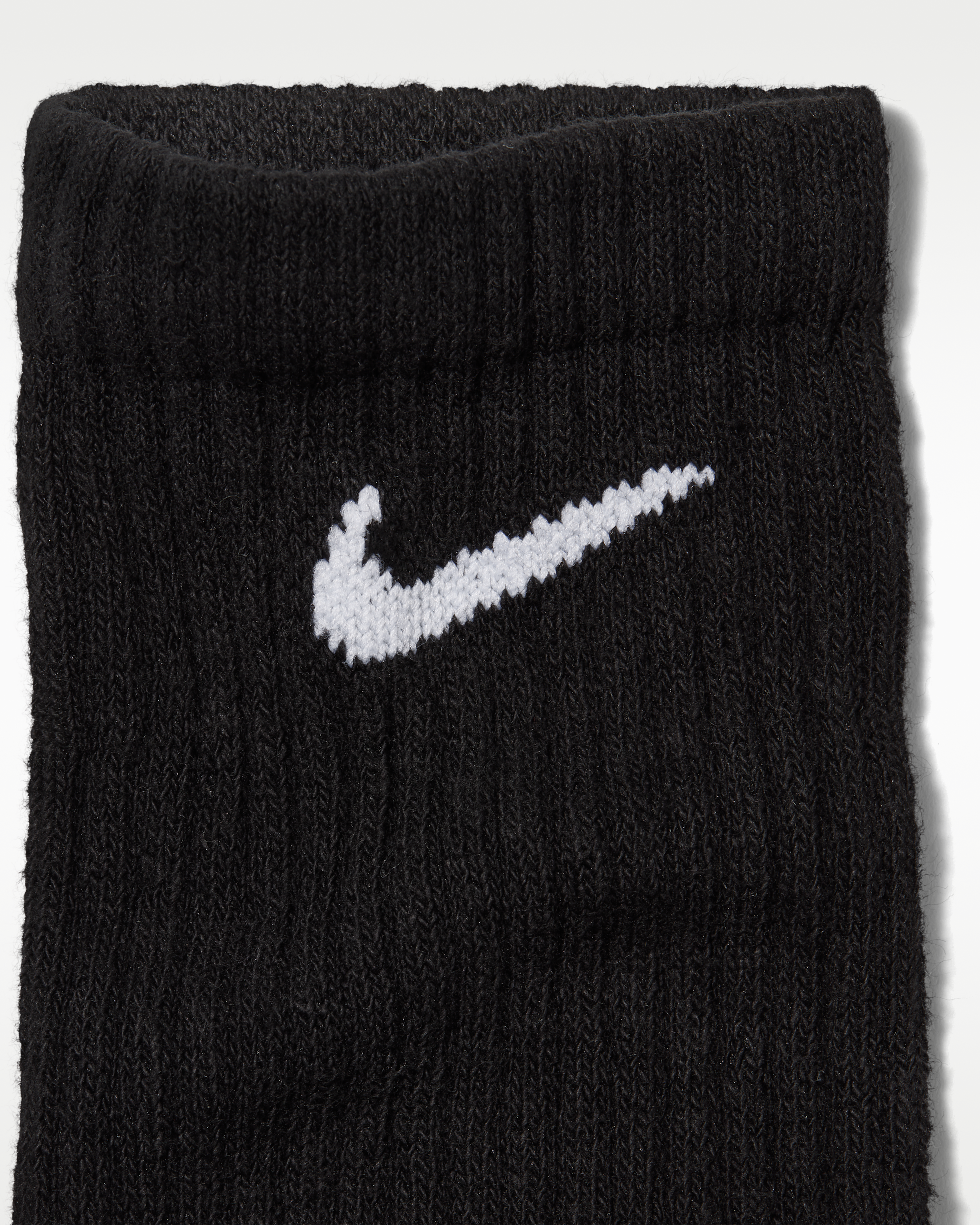 Nike Everyday Cushioned Training Crew Socks (6 Pairs) - Black/White - View 2