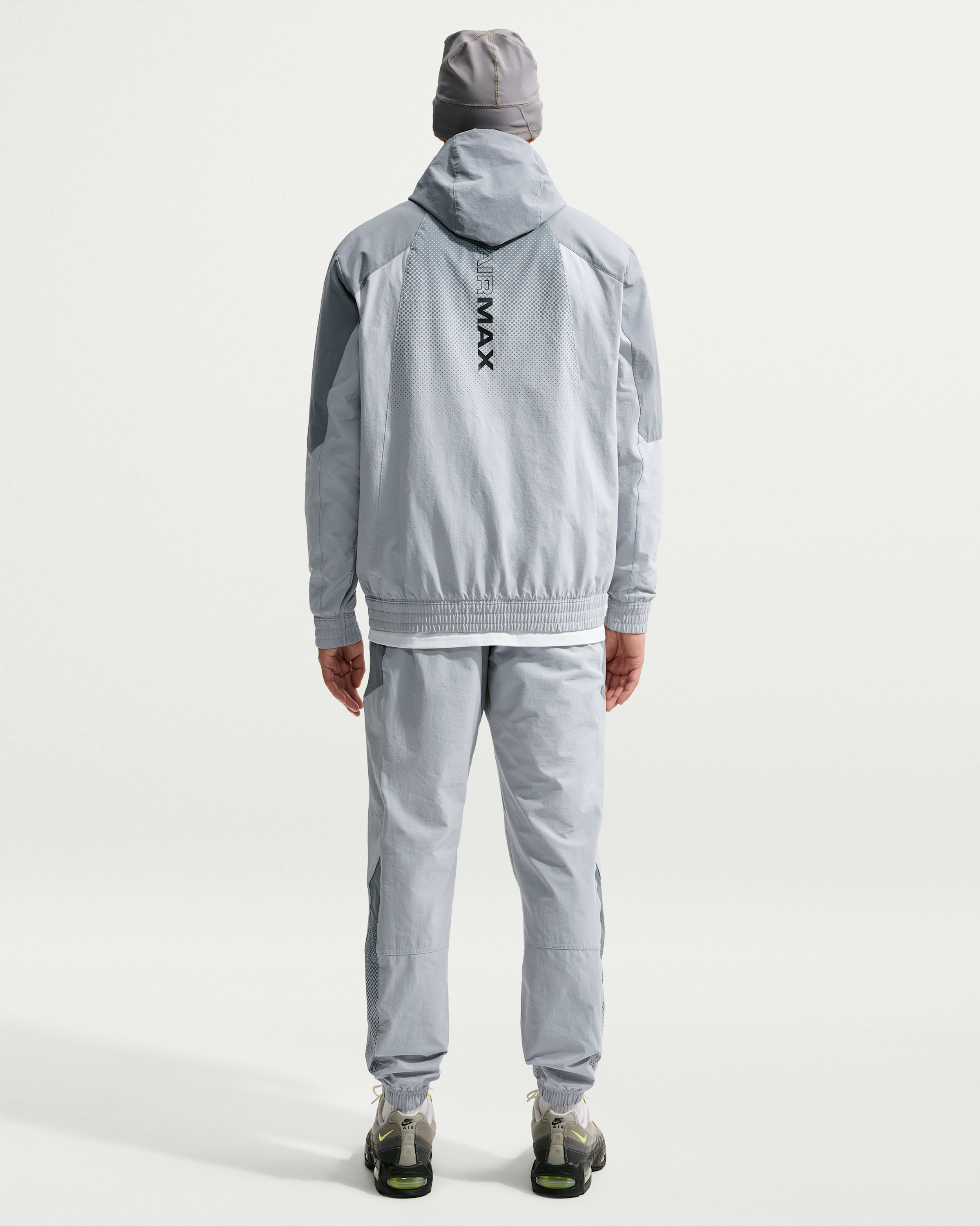 Nike Air Max Men's Woven Jacket - Wolf Grey/Cool Grey/Black - View 5
