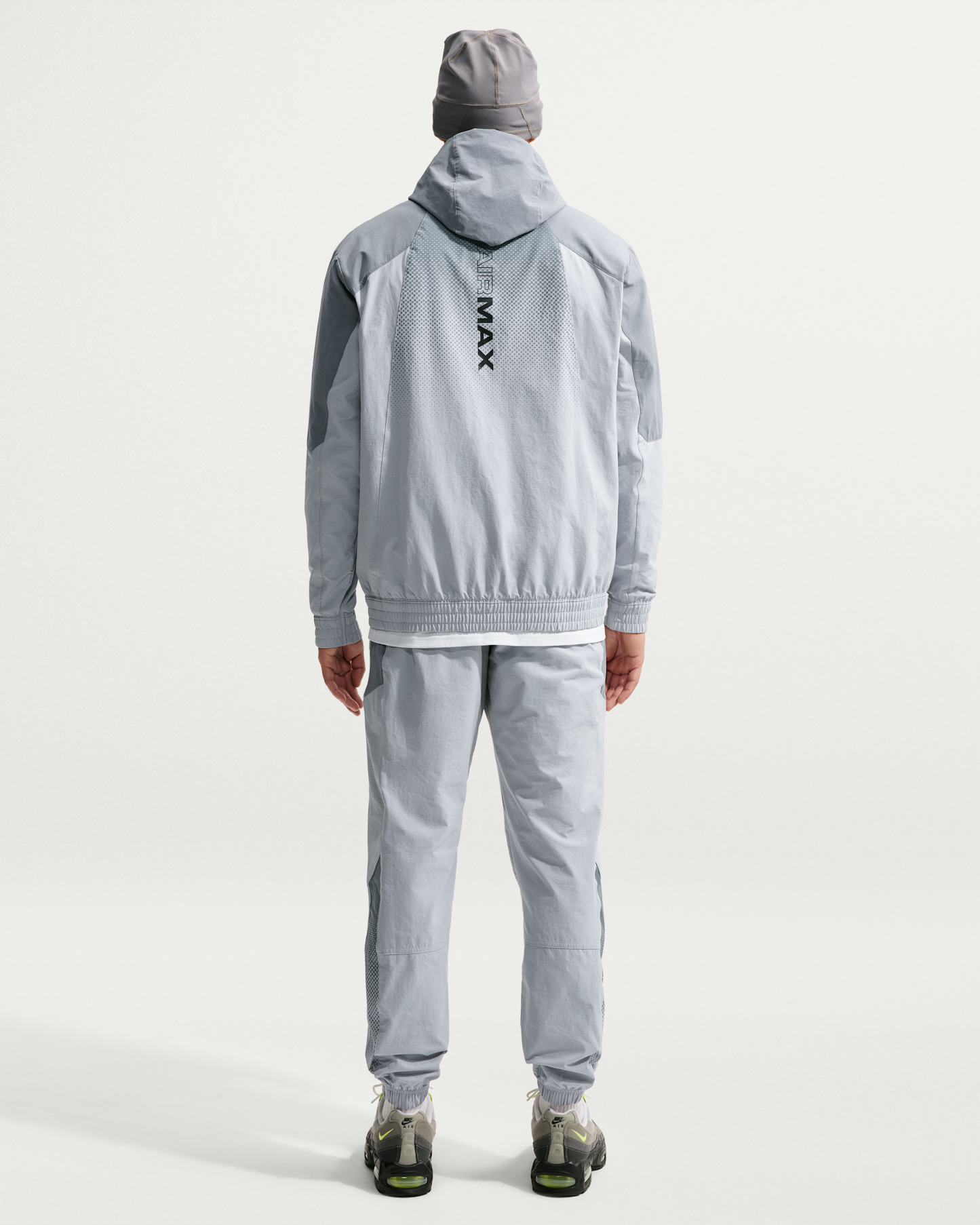 Nike Air Max Men's Woven Jacket - Wolf Grey/Cool Grey/Black - View 5