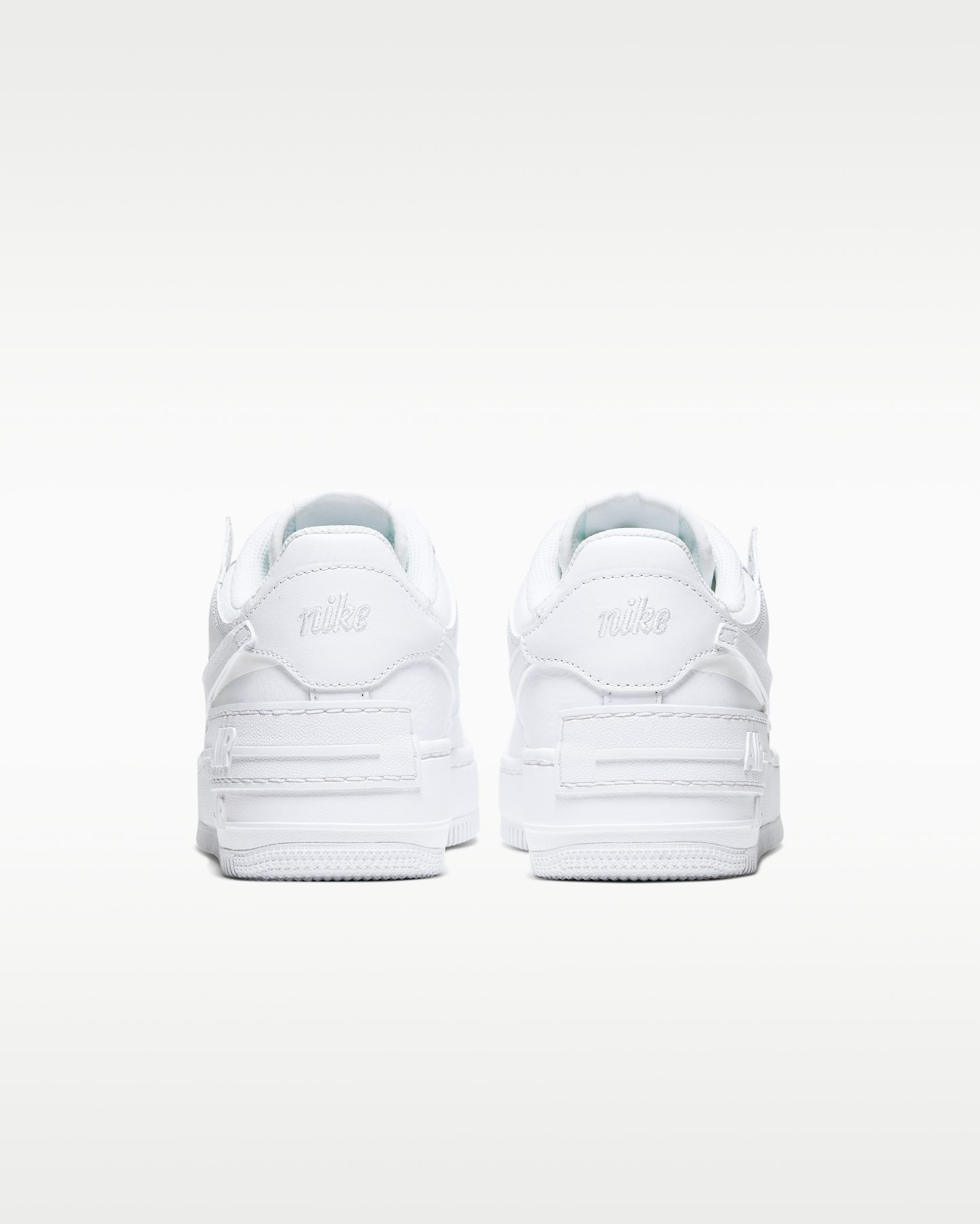 Nike Air Force 1 Shadow Women's Shoes - White/White/White - View 6