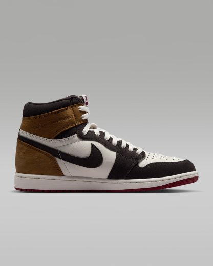 Air Jordan 1 Retro High OG 'Love Letter' Men's Shoes - Shadow Brown/Light British Tan/Team Red - View 3