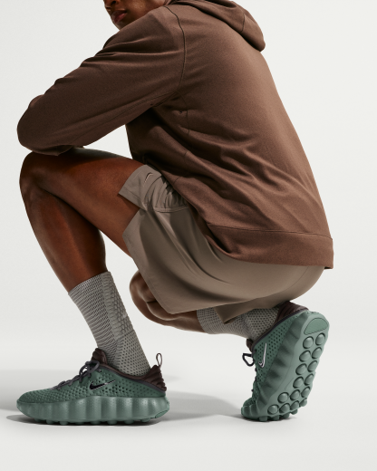 Nike Mind 002 Men's Pregame Shoes - Camo Green/Newsprint/Phantom - View 10