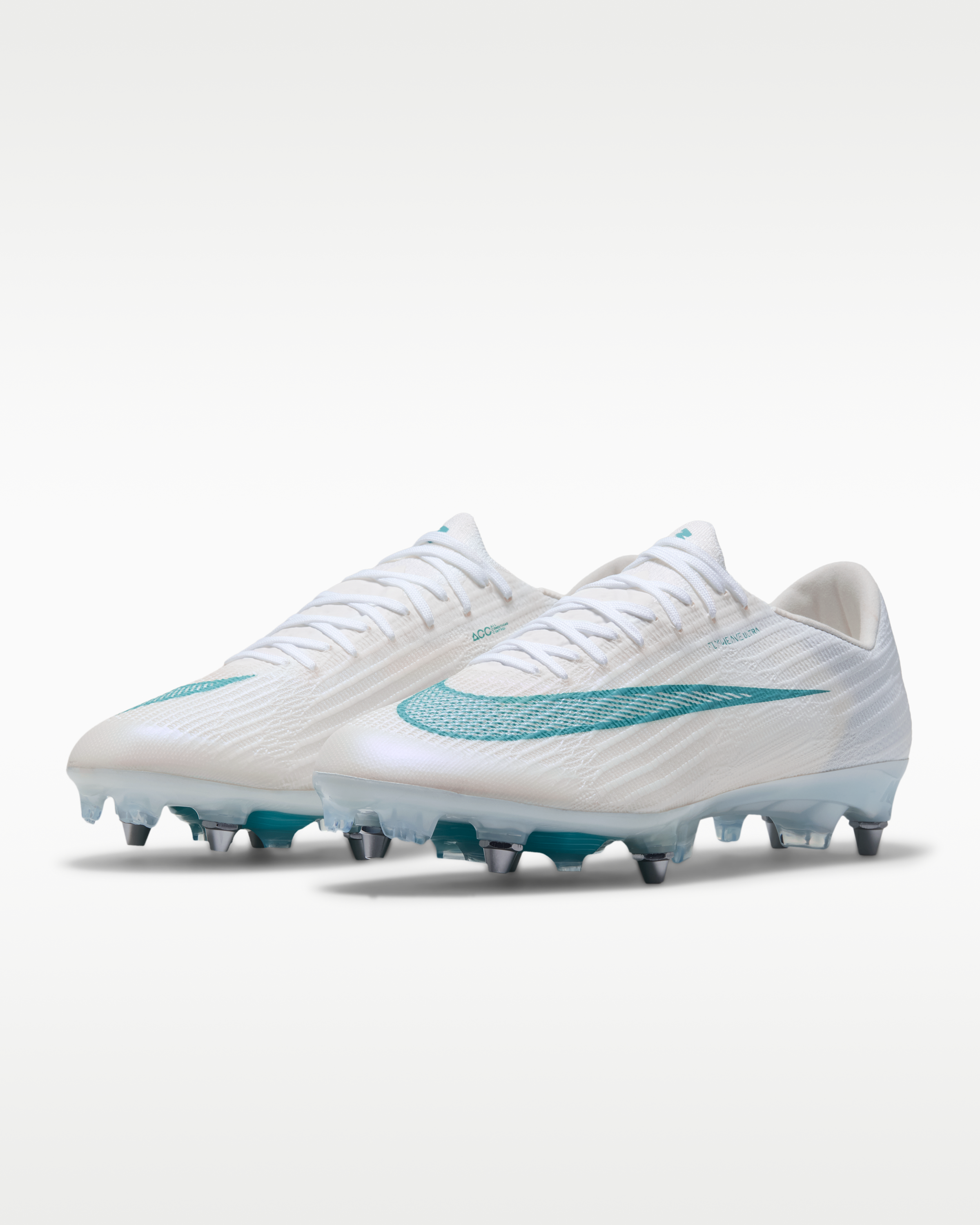 Nike Mercurial Superfly 11 Elite Soft-Ground Low-Top Football Boots - White/Dusty Cactus - View 5