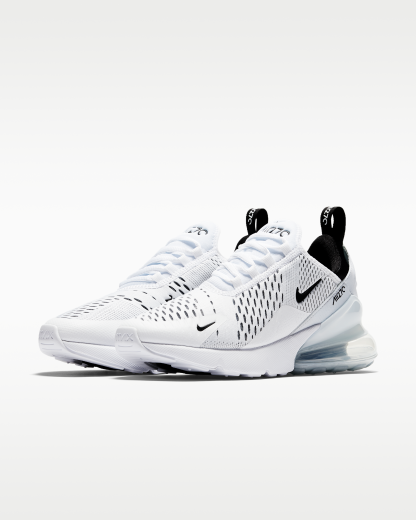 Nike Air Max 270 Women's Shoes - White/White/Black - View 5