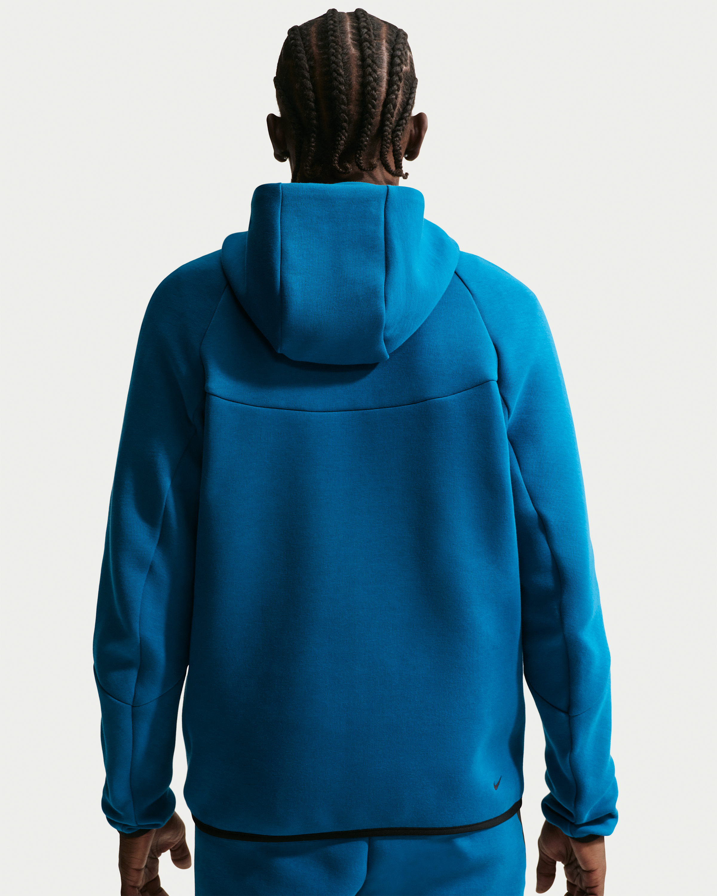 Nike Tech Men's Fleece Windrunner Full-Zip Jacket - Court Blue/Black - View 2