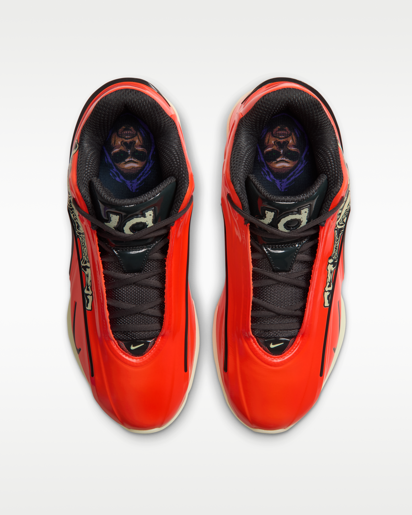 KD19 'Slim Reaper' Basketball Shoes - Bright Crimson/Lime Ice/Stadium Green/Dark Smoke Grey - View 4