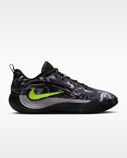 Giannis Immortality 5 Basketball Shoes - Black/Light Smoke Grey/Volt - View 3