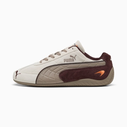 McLAREN RACING Speedcat Sneakers Unisex - Alpine Snow-Chocolate Fondue - Image 1