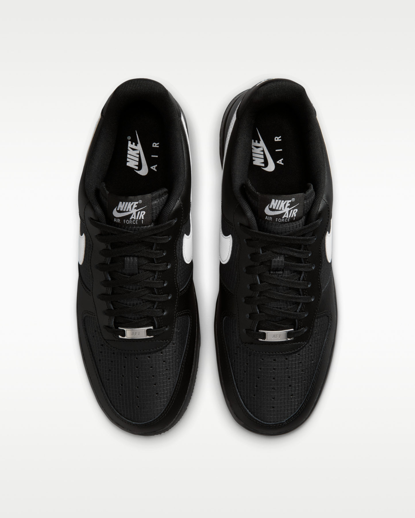 Nike Air Force 1 '07 LV8 Men's Shoes - Black/Black/White - View 4