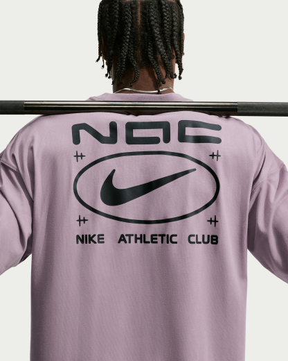 Nike N.A.C. Men's Oversized T-Shirt - Purple Smoke/Black - View 2